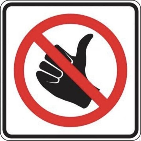 Accuform BICYCLE  PEDESTRIAN SIGN NO FRR707DP FRR707DP